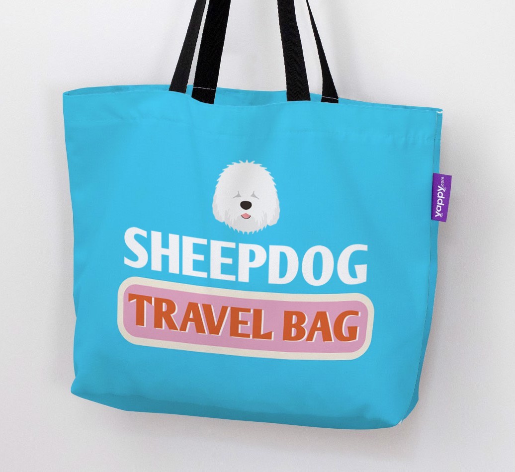 Travel Bag: Personalised {breedFullName} Canvas Bag