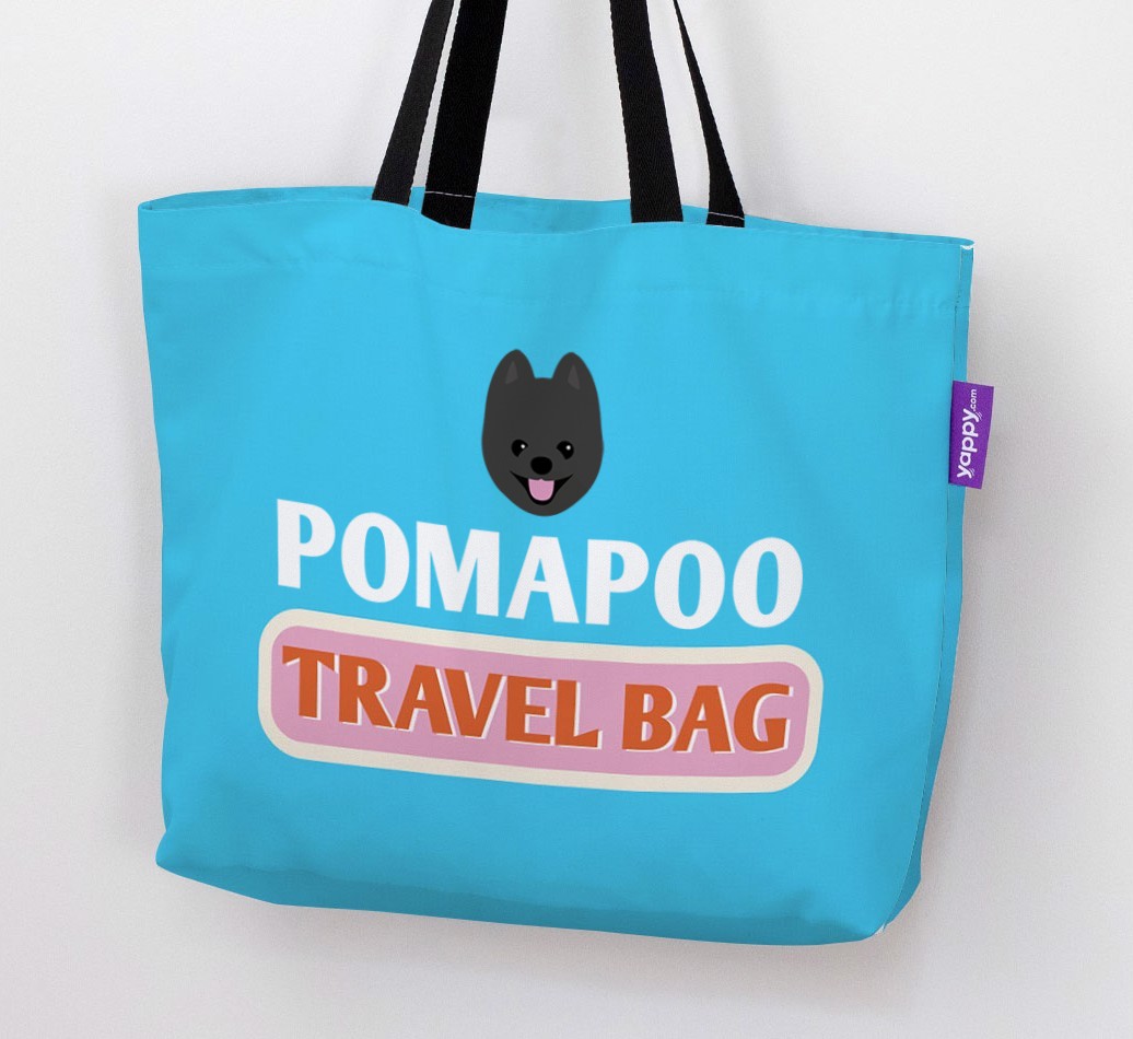 Travel Bag: Personalised {breedFullName} Canvas Bag