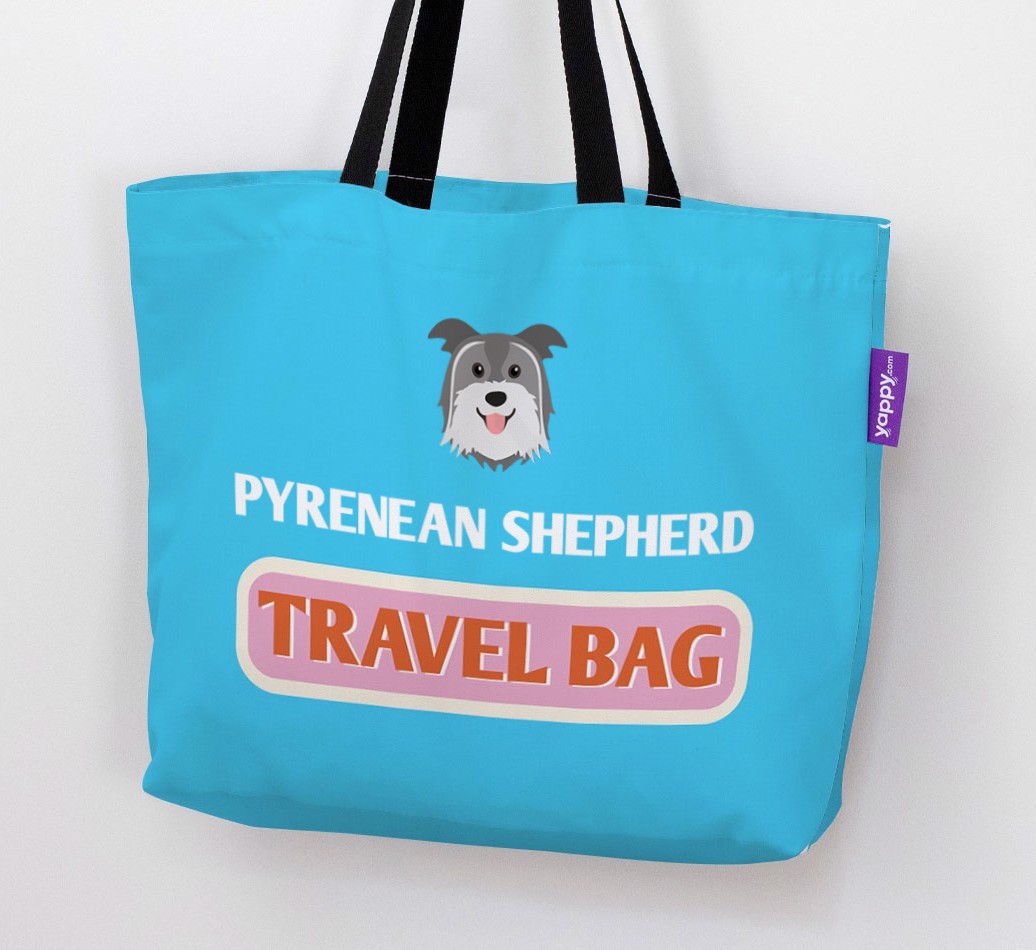 Travel Bag: Personalised {breedFullName} Canvas Bag
