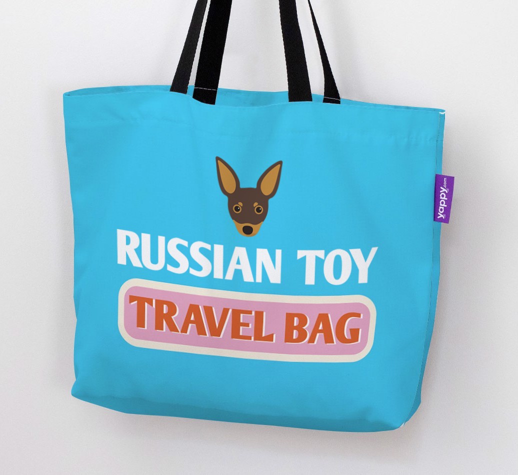 Travel Bag: Personalised {breedFullName} Canvas Bag