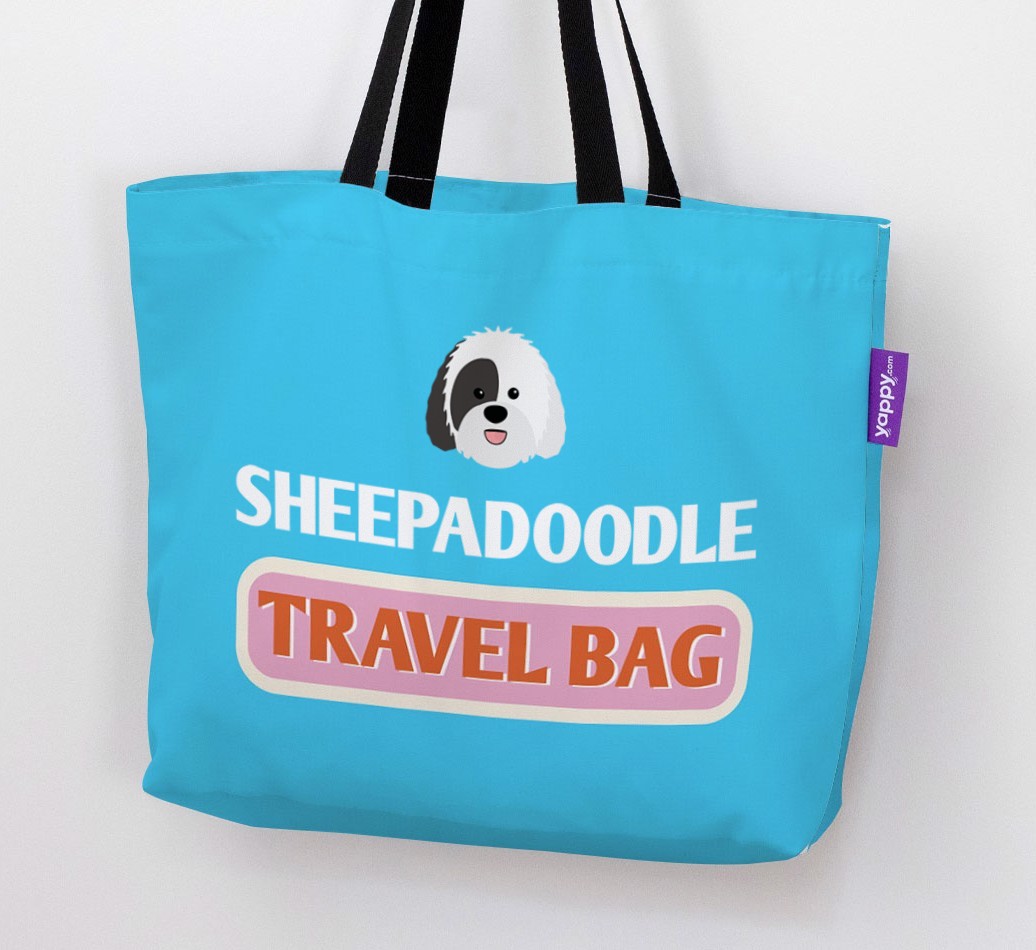 Travel Bag: Personalised {breedFullName} Canvas Bag
