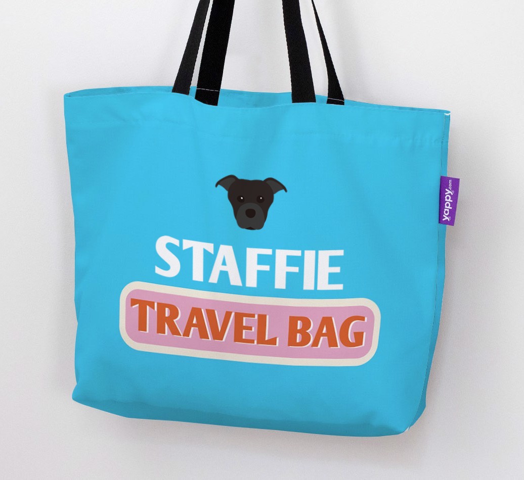 Travel Bag: Personalised {breedFullName} Canvas Bag