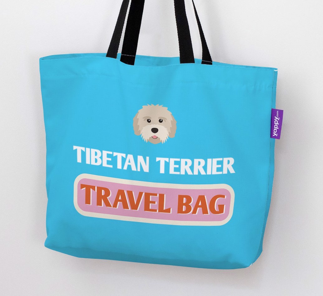 Travel Bag: Personalised {breedFullName} Canvas Bag