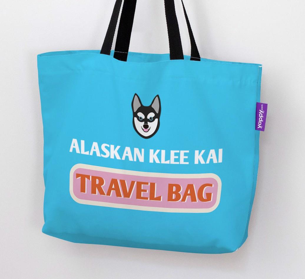 Travel Bag: Personalized {breedFullName} Canvas Bag