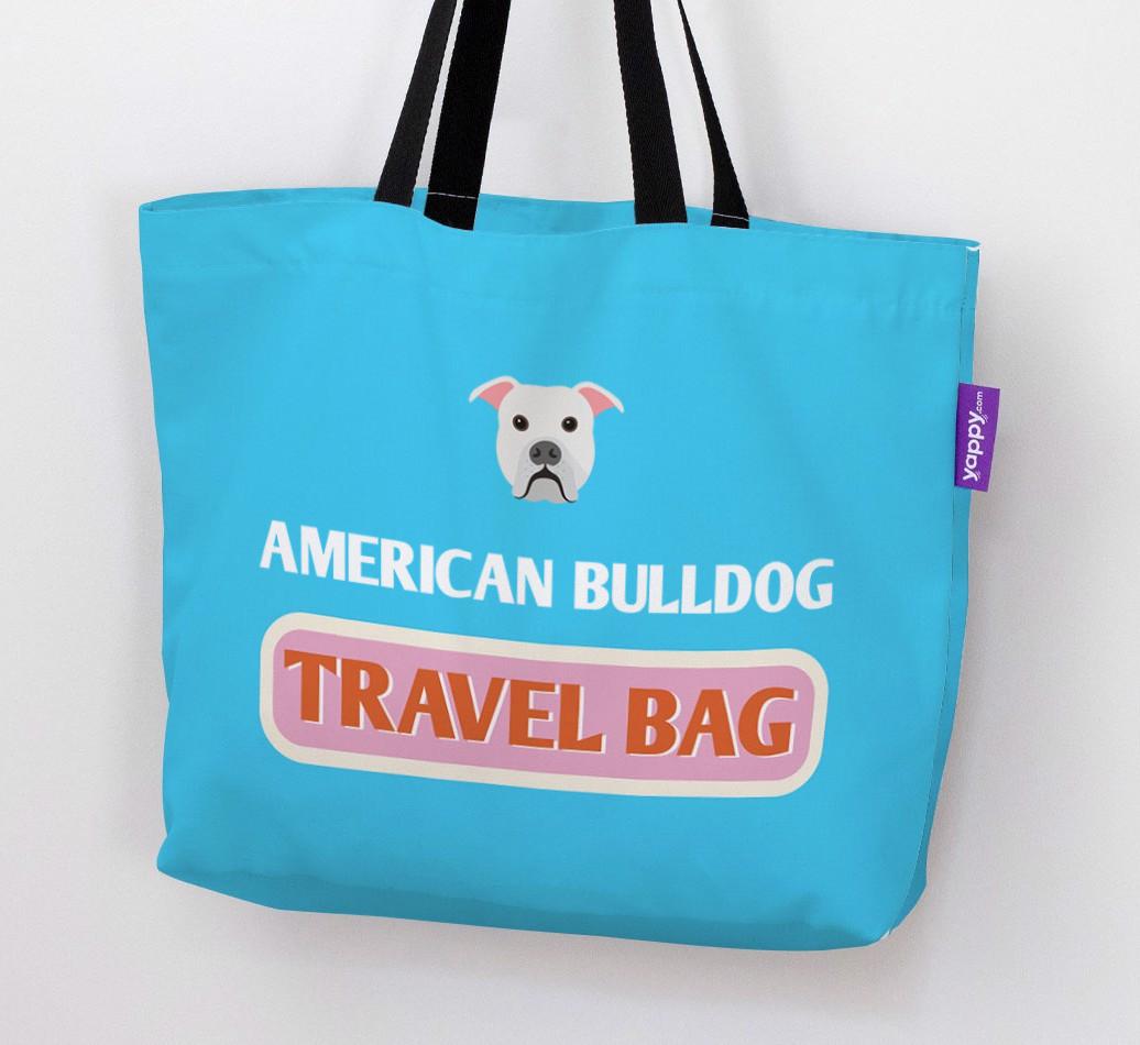 Travel Bag: Personalized {breedFullName} Canvas Bag