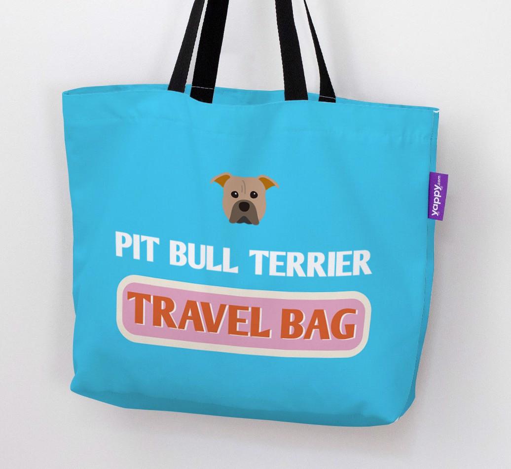 Travel Bag: Personalized {breedFullName} Canvas Bag