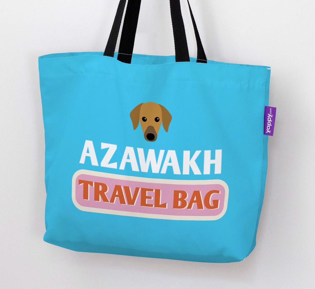 Travel Bag: Personalized {breedFullName} Canvas Bag