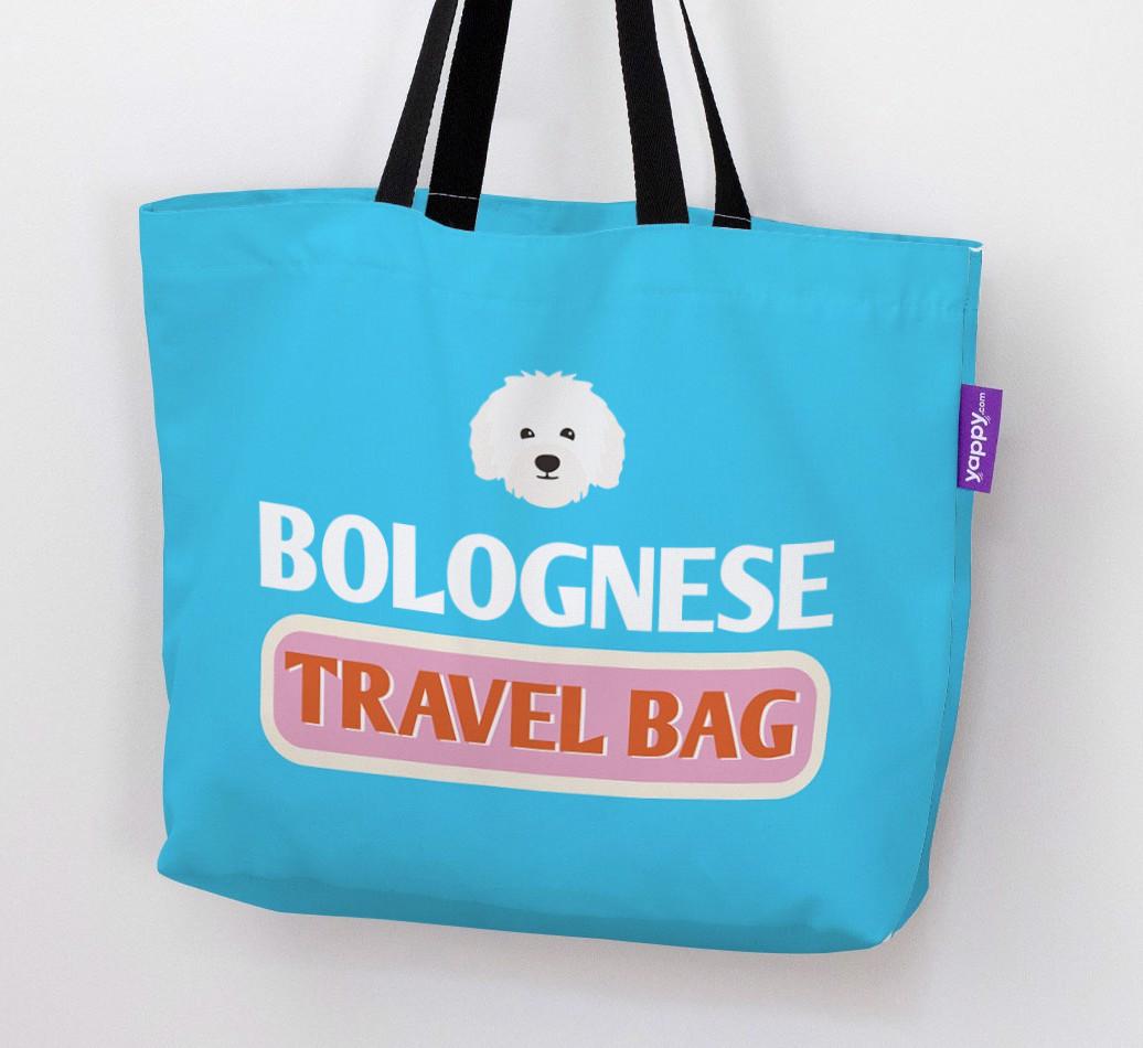 Travel Bag: Personalized {breedFullName} Canvas Bag