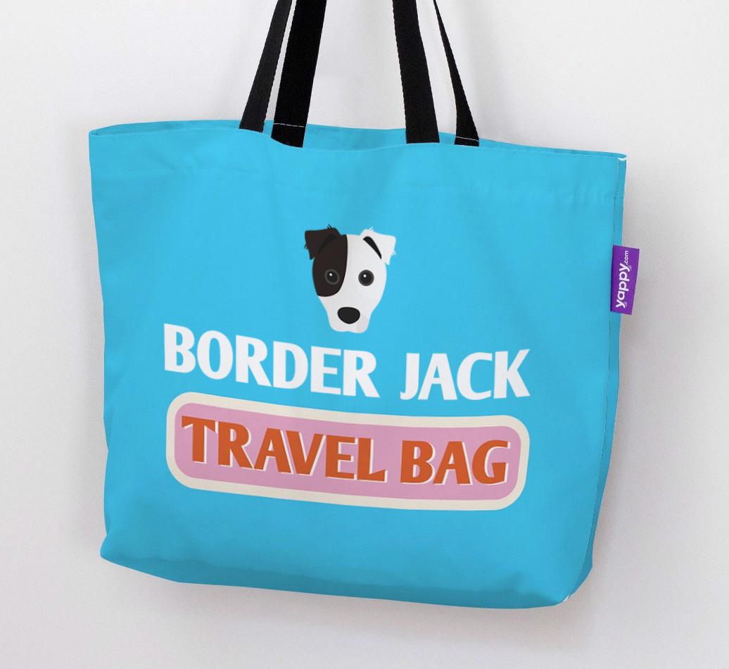 Travel Bag: Personalized {breedFullName} Canvas Bag