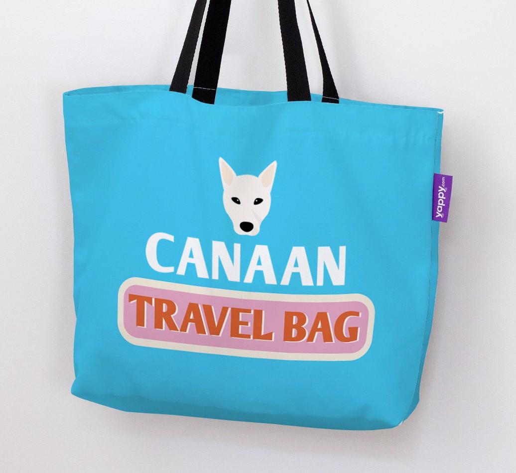Travel Bag: Personalized {breedFullName} Canvas Bag