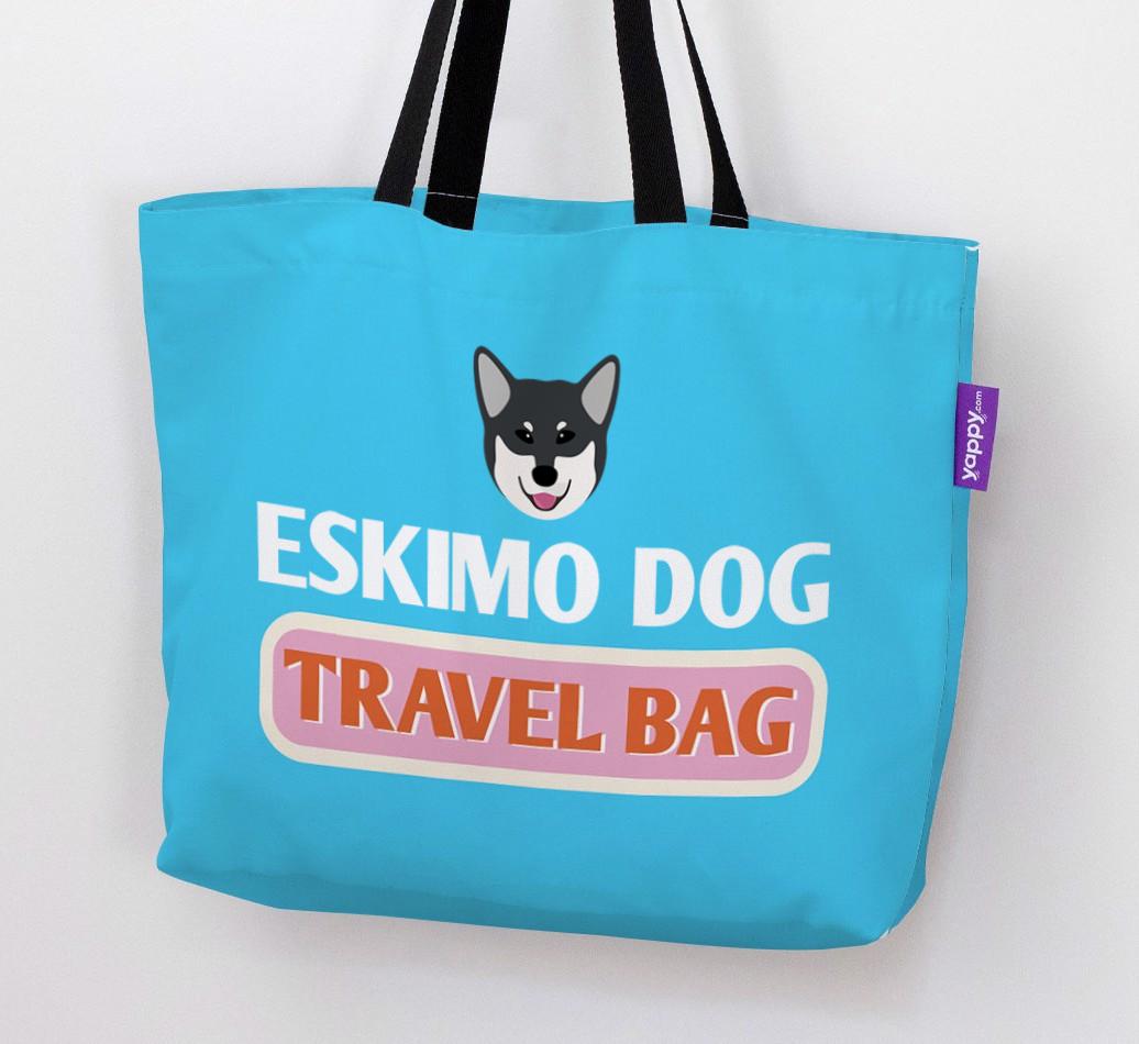 Travel Bag: Personalized {breedFullName} Canvas Bag