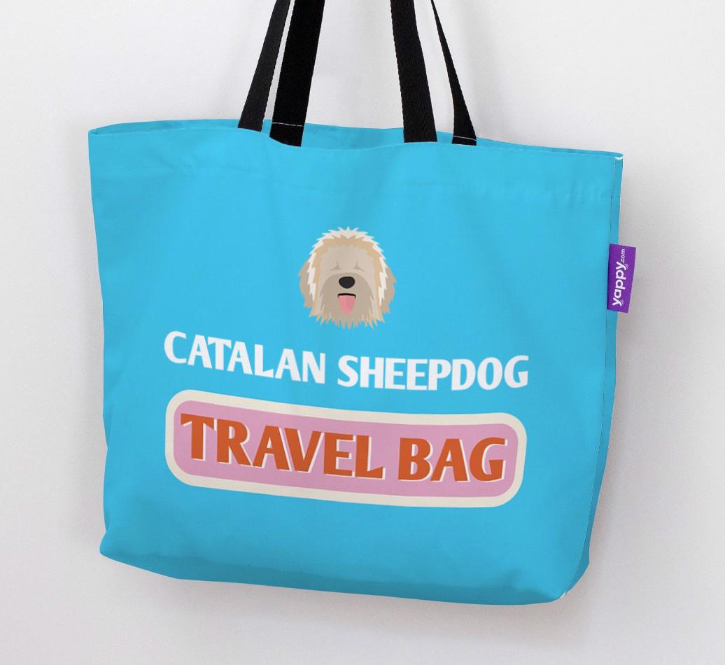 Travel Bag: Personalized {breedFullName} Canvas Bag