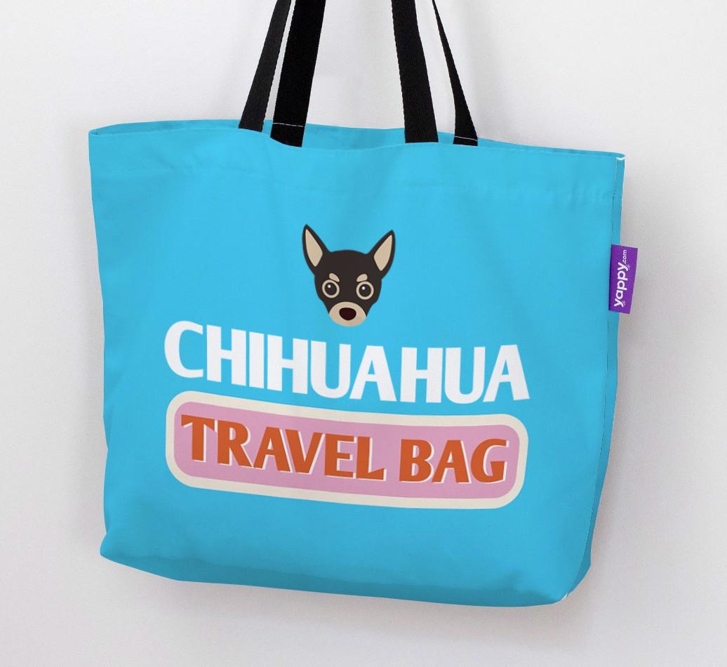 Travel Bag: Personalized {breedFullName} Canvas Bag
