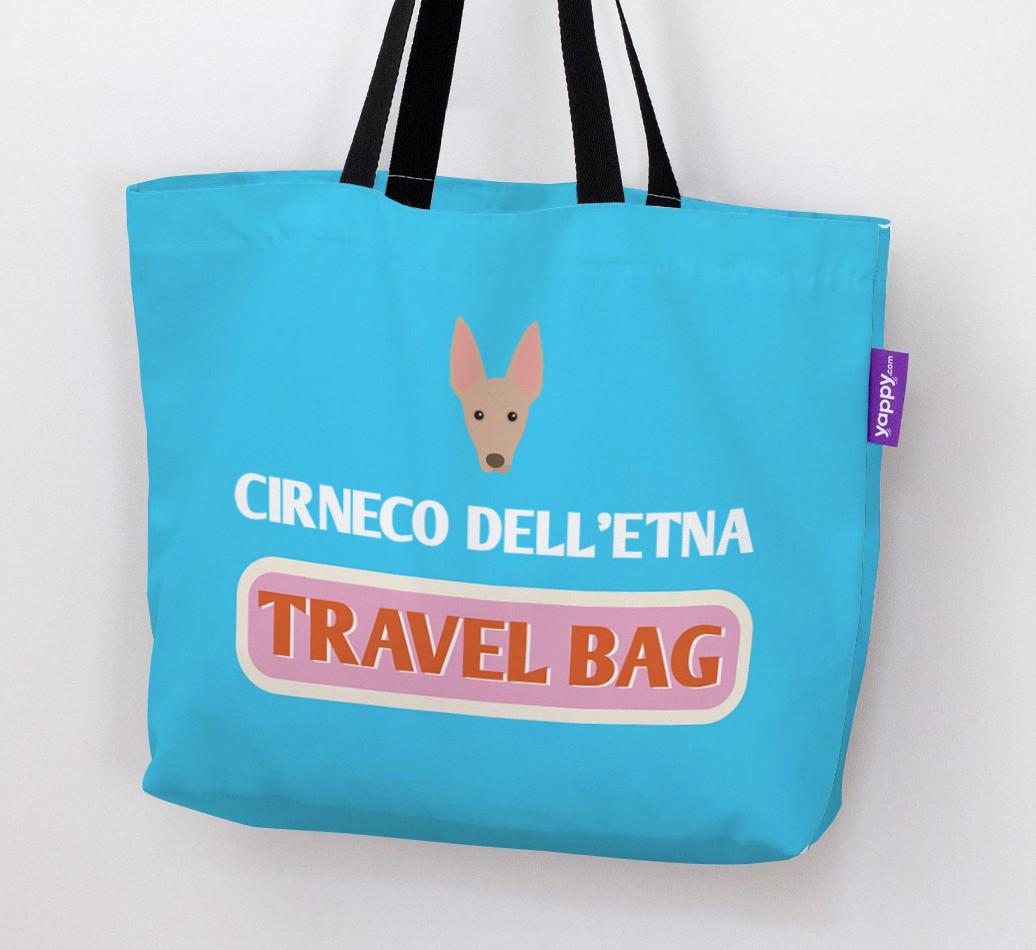 Travel Bag: Personalized {breedFullName} Canvas Bag