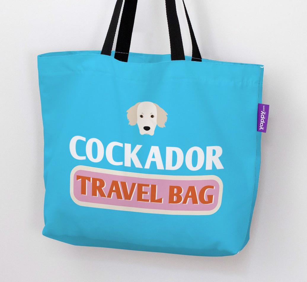 Travel Bag: Personalized {breedFullName} Canvas Bag
