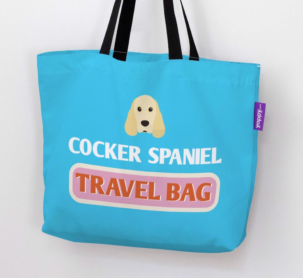 Travel Bag: Personalized {breedFullName} Canvas Bag