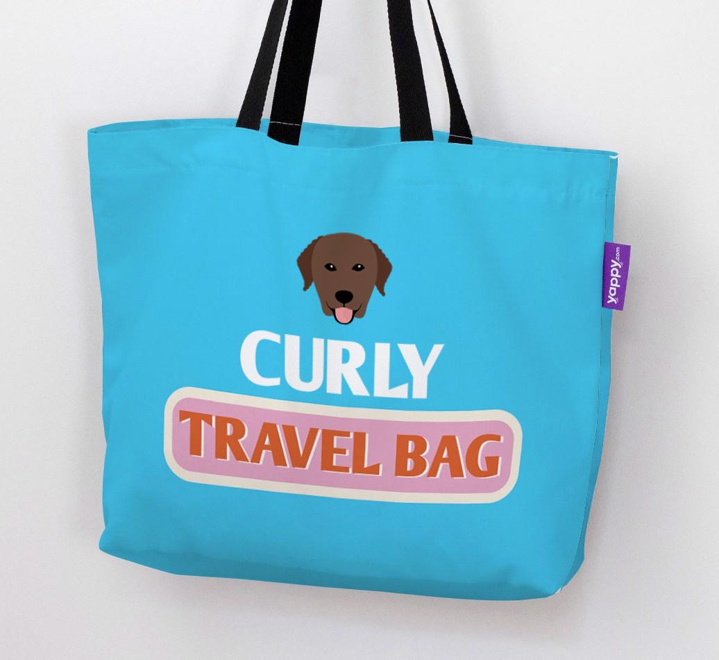 Travel Bag: Personalized {breedFullName} Canvas Bag