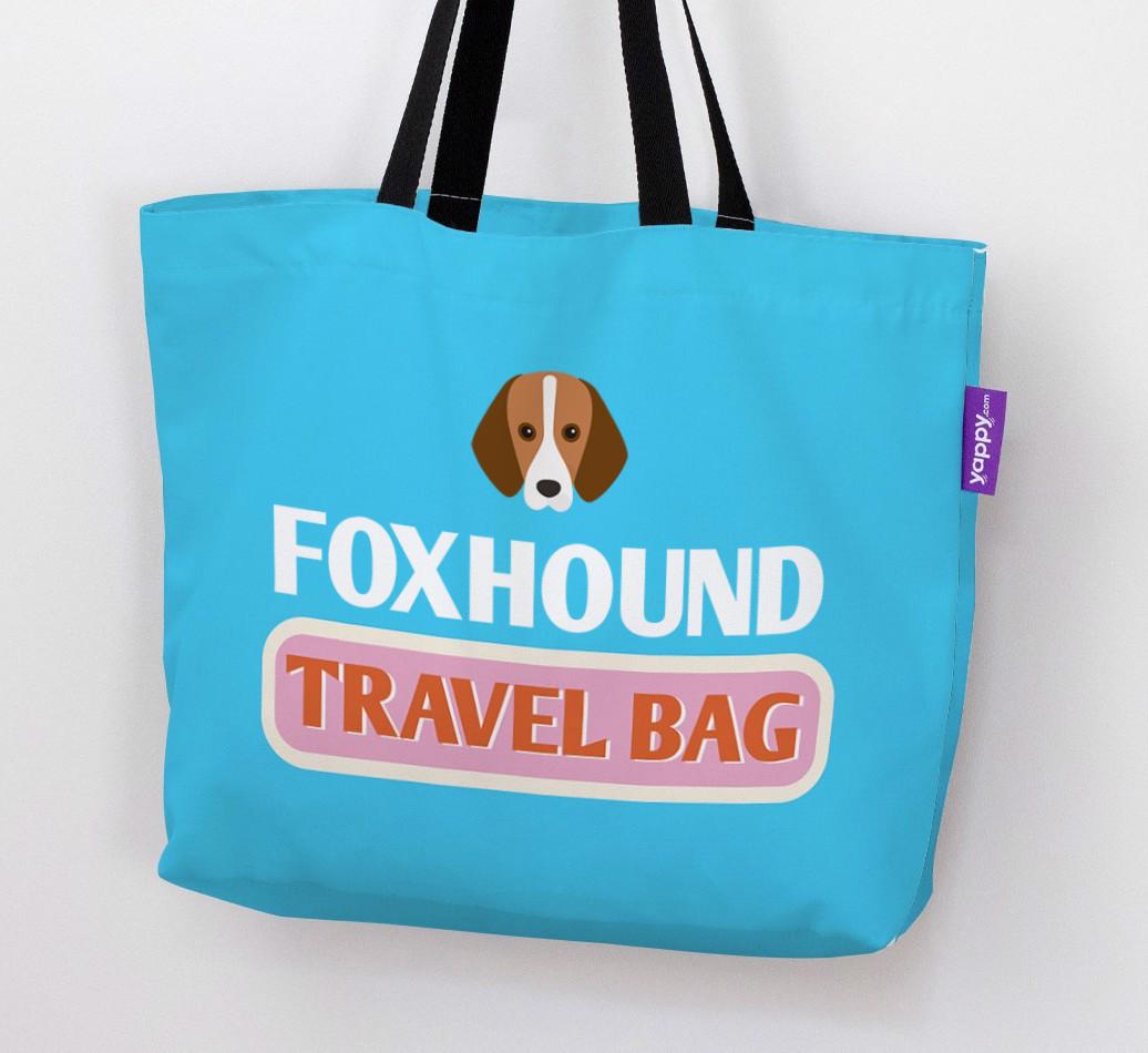 Travel Bag: Personalised {breedFullName} Canvas Bag