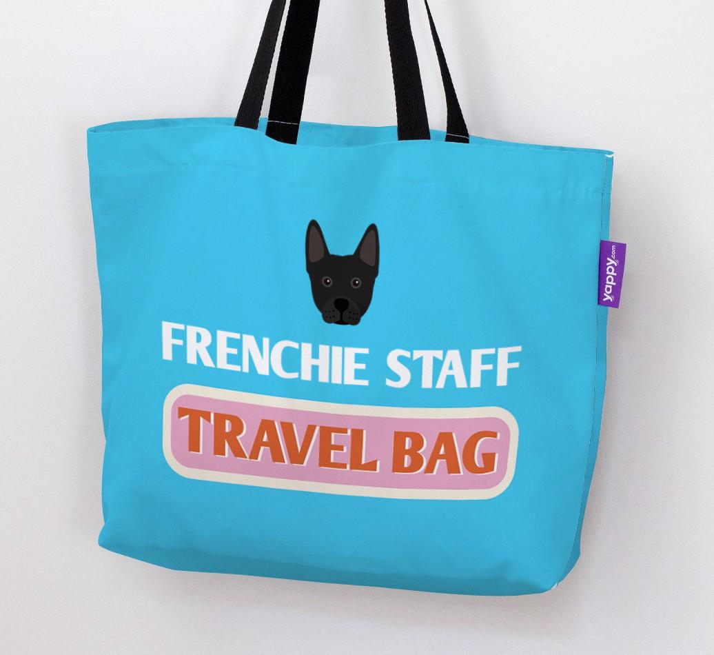 Travel Bag: Personalized {breedFullName} Canvas Bag