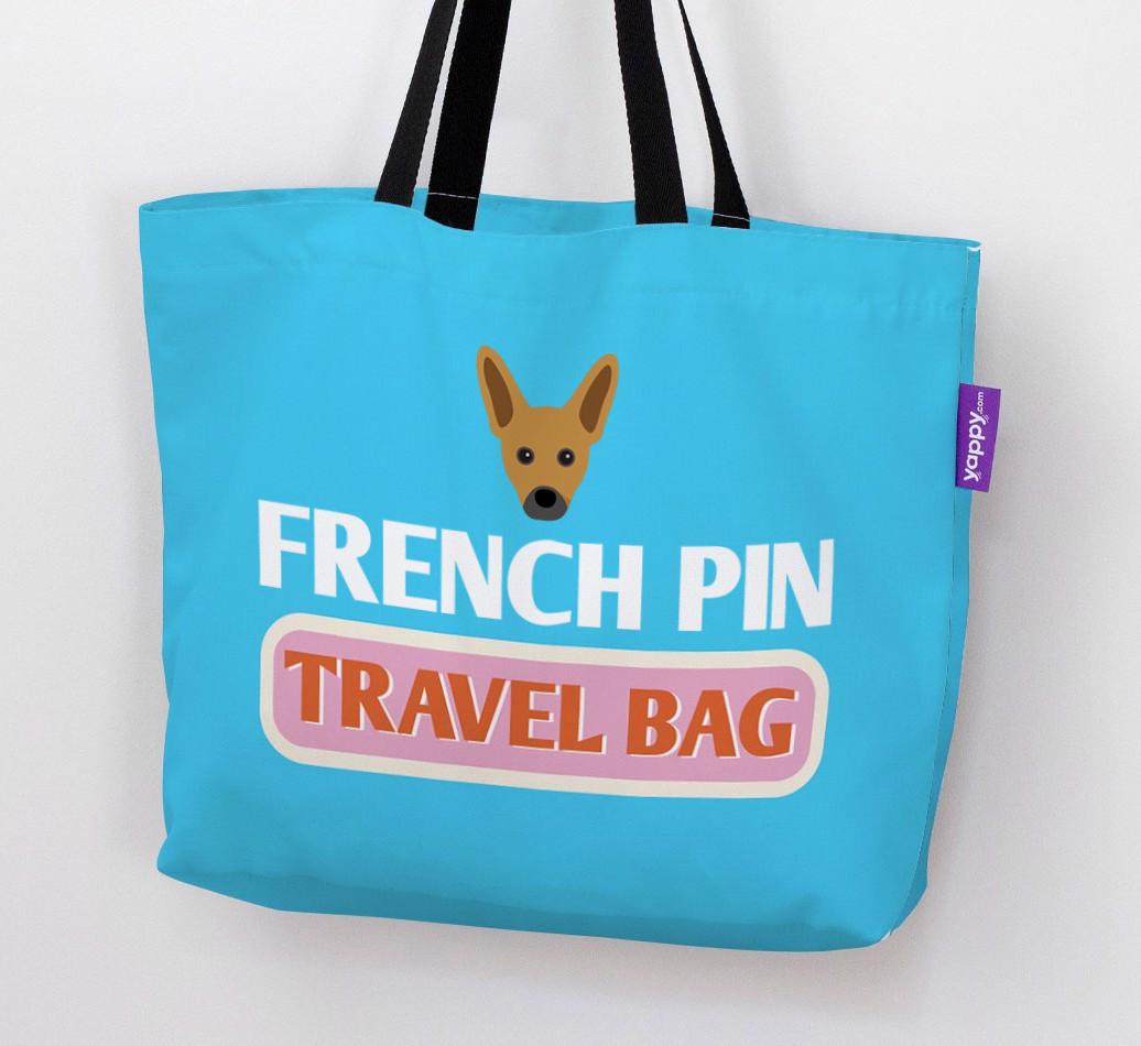 Travel Bag: Personalized {breedFullName} Canvas Bag