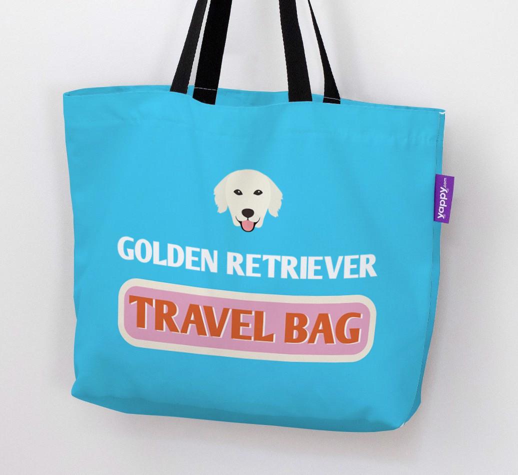Travel Bag: Personalized {breedFullName} Canvas Bag