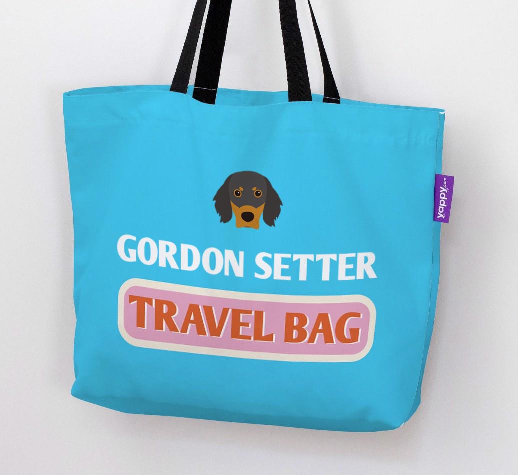Travel Bag: Personalized {breedFullName} Canvas Bag