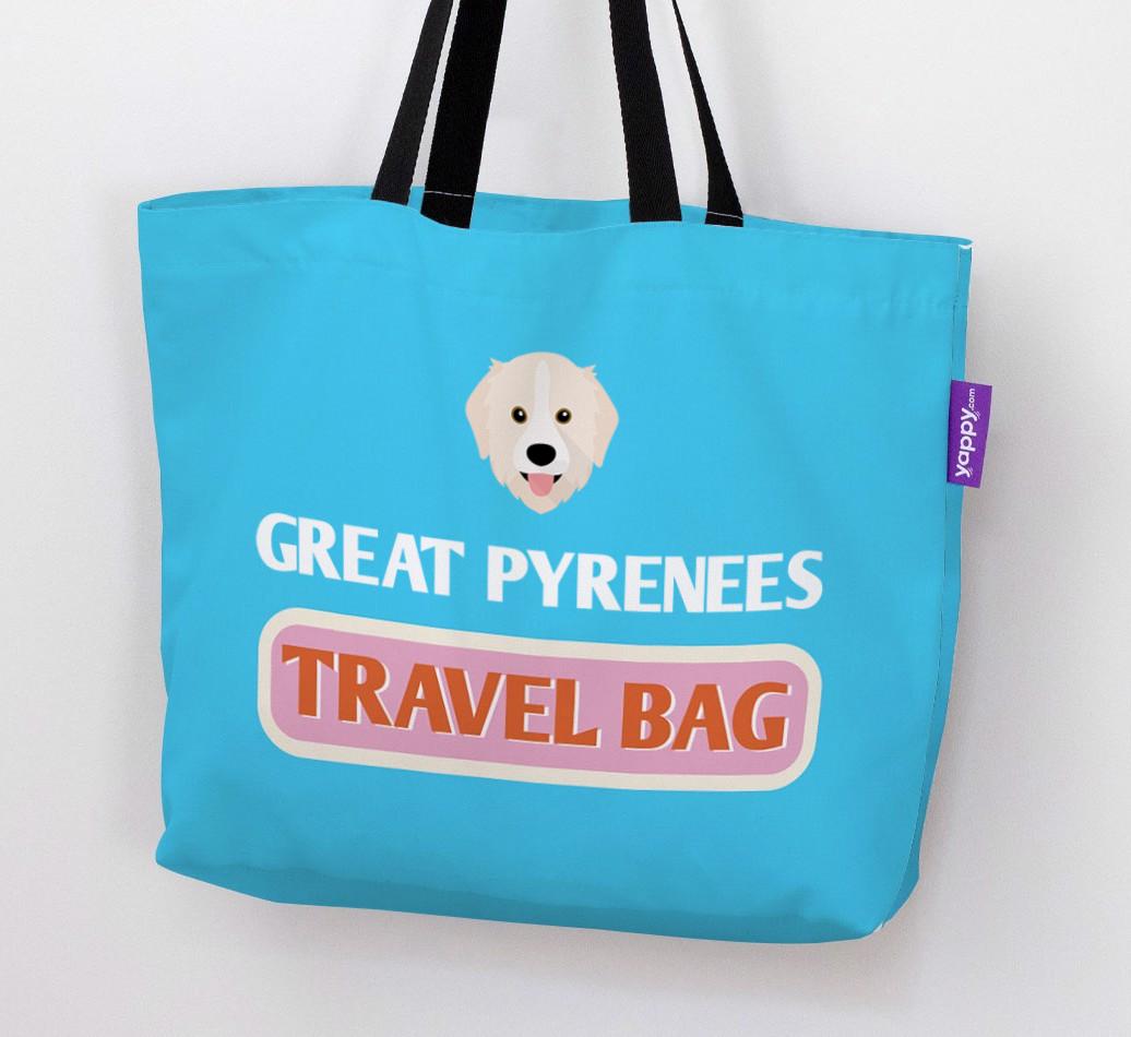 Travel Bag: Personalized {breedFullName} Canvas Bag