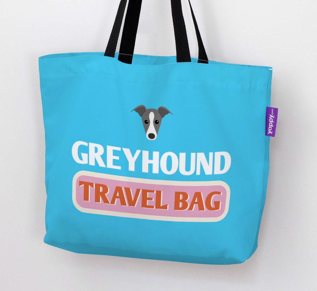 Travel Bag: Personalized {breedFullName} Canvas Bag