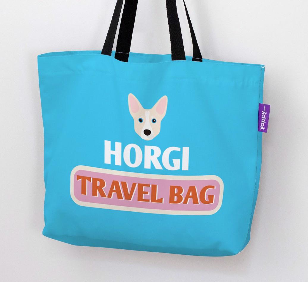 Travel Bag: Personalized {breedFullName} Canvas Bag