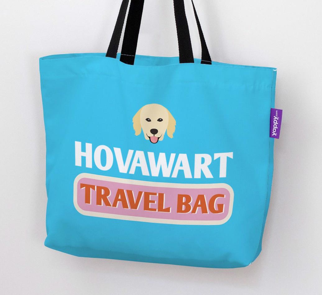 Travel Bag: Personalized {breedFullName} Canvas Bag