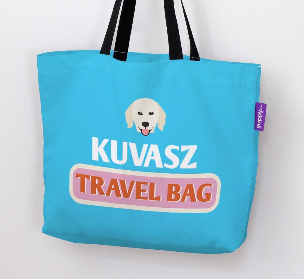 Travel Bag: Personalized {breedFullName} Canvas Bag