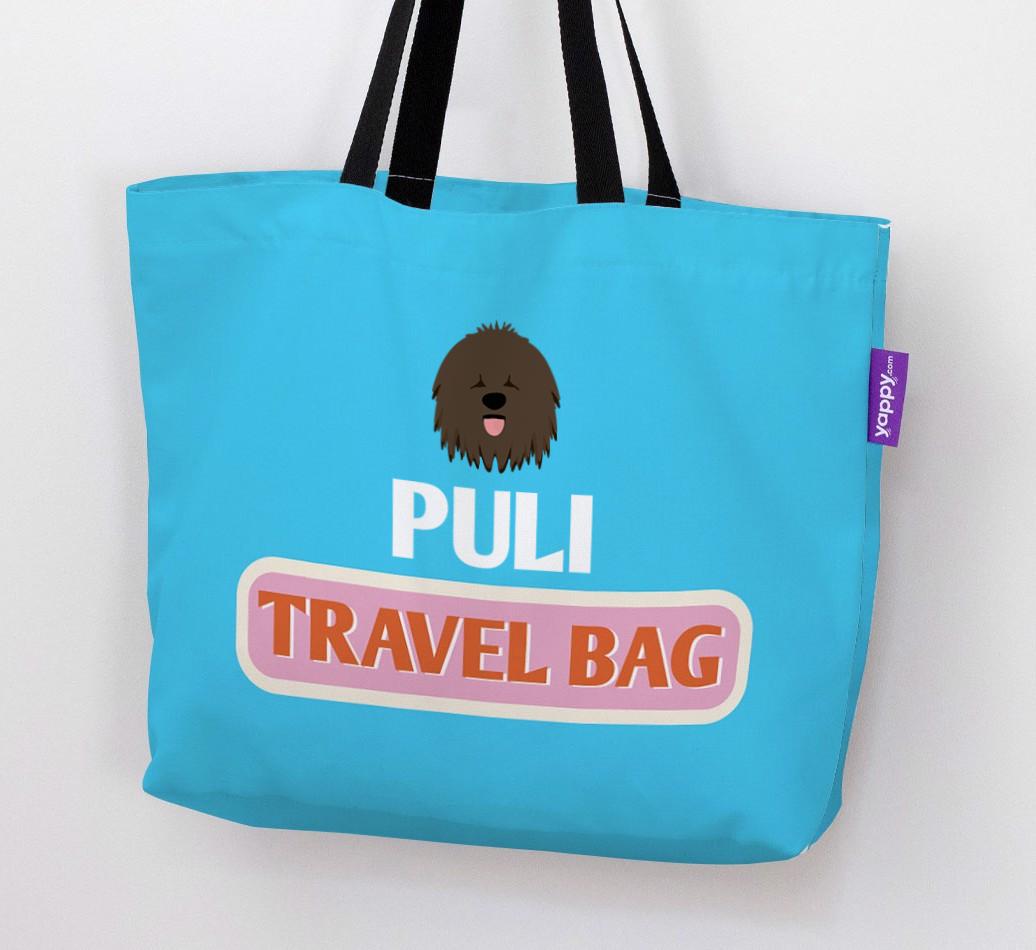 Travel Bag: Personalized {breedFullName} Canvas Bag