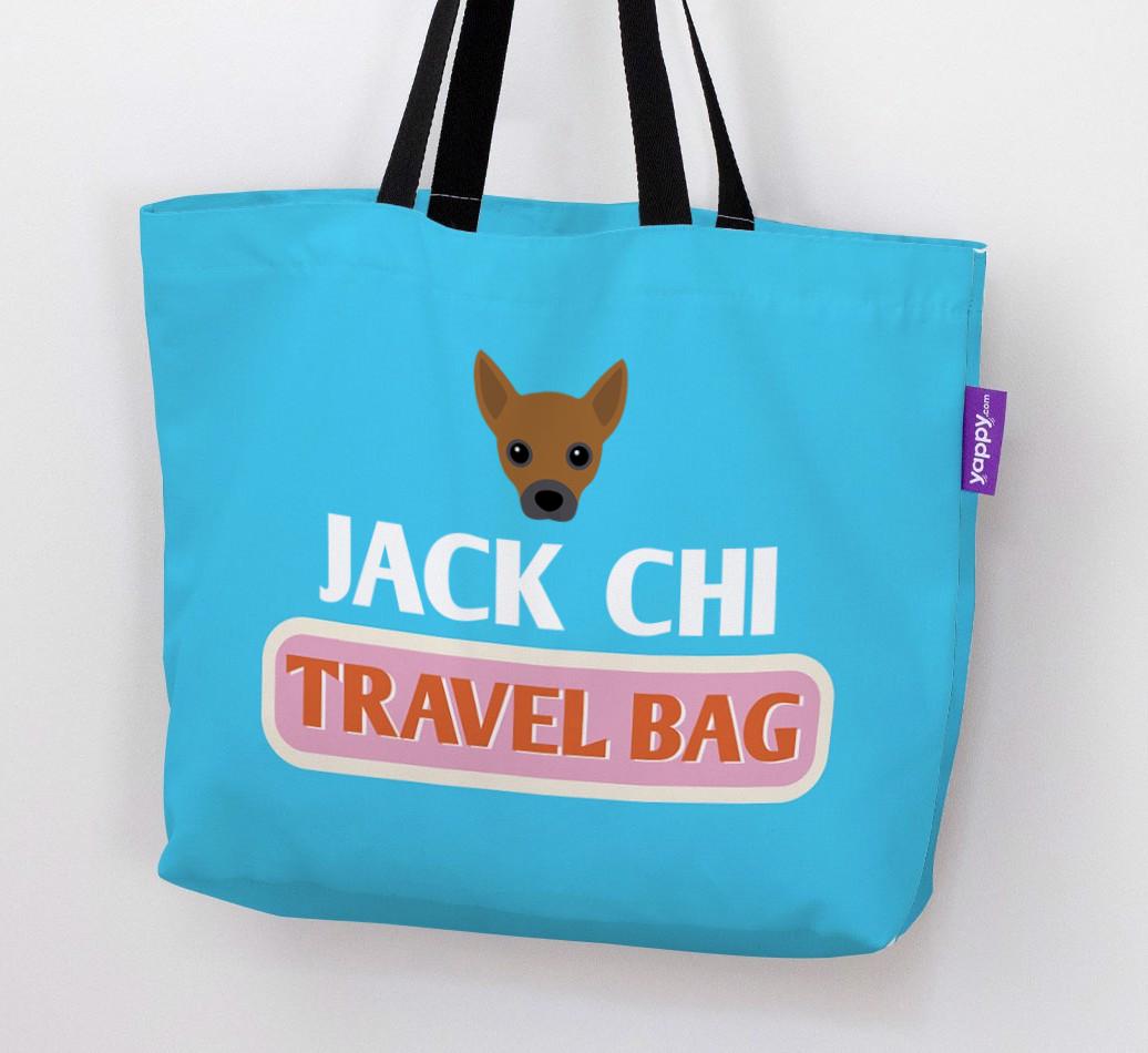 Travel Bag: Personalized {breedFullName} Canvas Bag