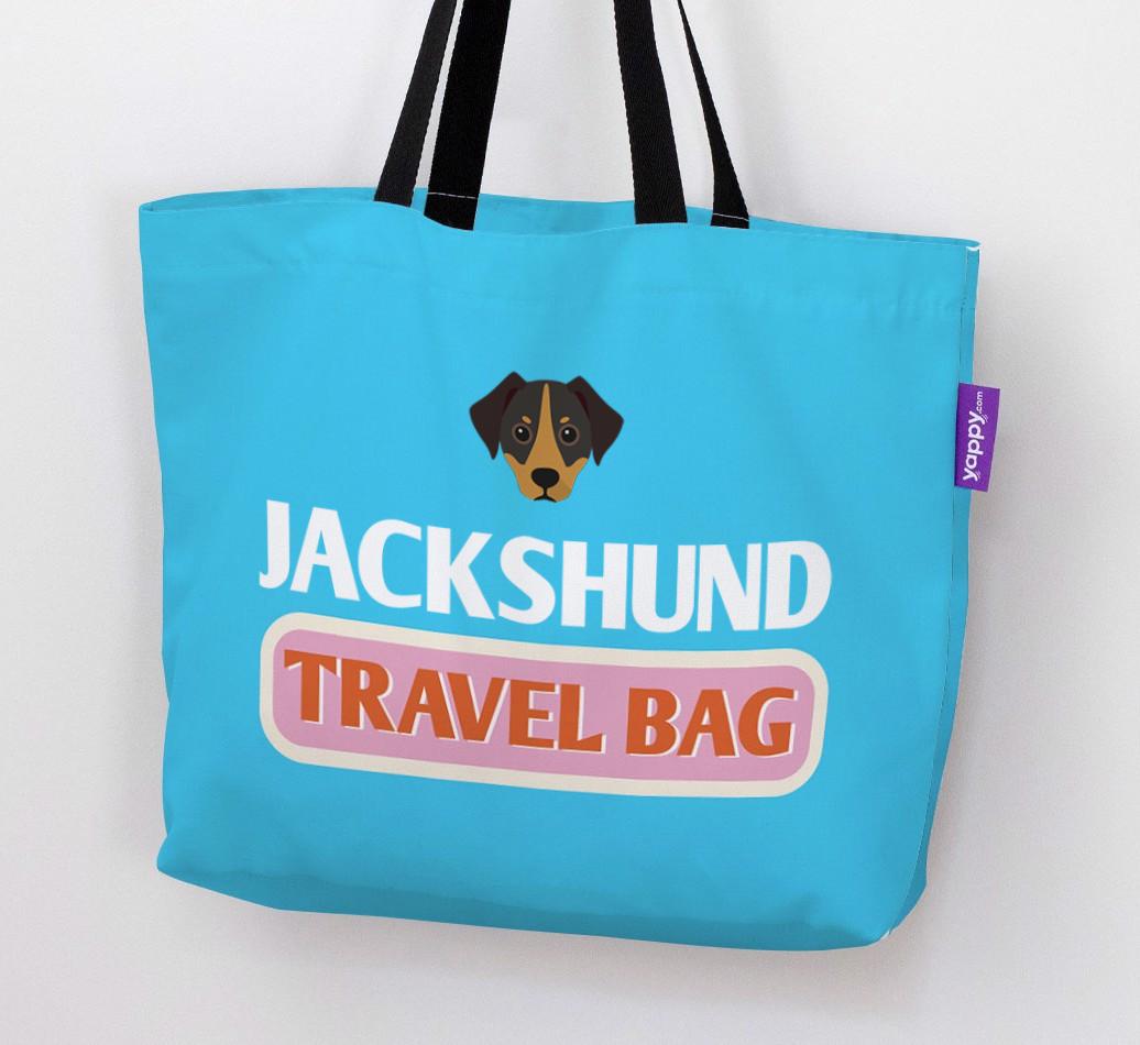 Travel Bag: Personalized {breedFullName} Canvas Bag