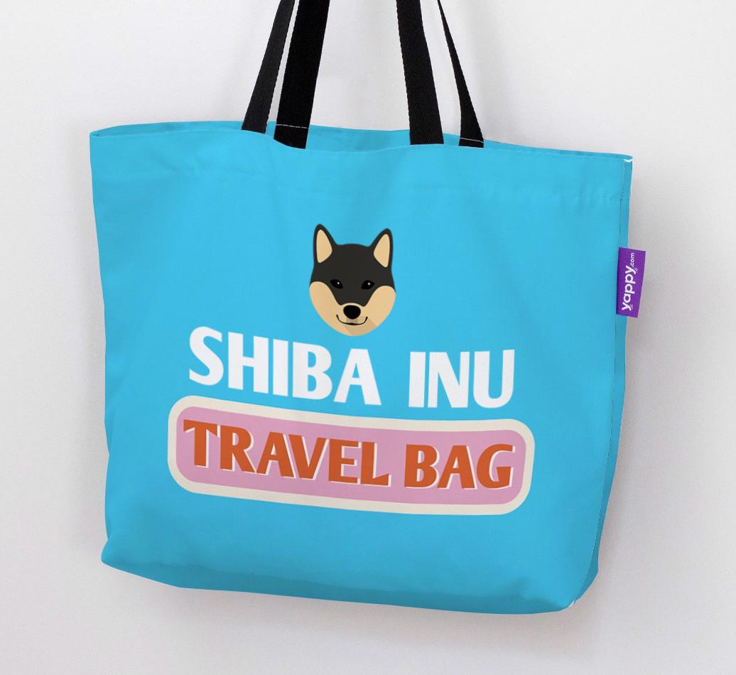 Travel Bag: Personalized {breedFullName} Canvas Bag