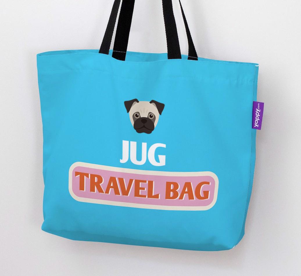 Travel Bag: Personalized {breedFullName} Canvas Bag