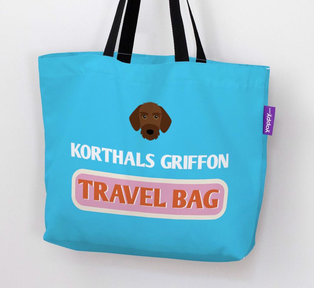 Travel Bag: Personalized {breedFullName} Canvas Bag