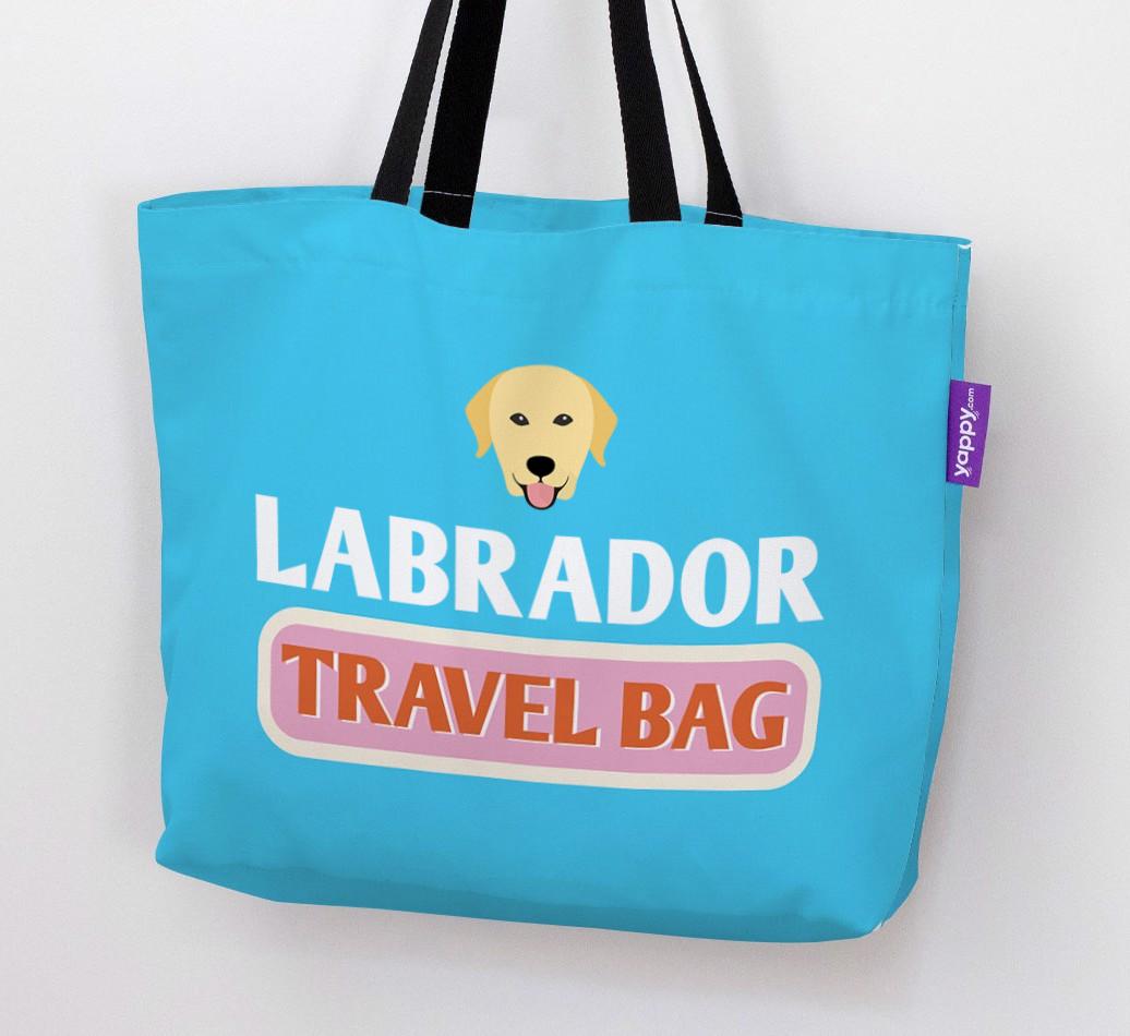 Travel Bag: Personalized {breedFullName} Canvas Bag