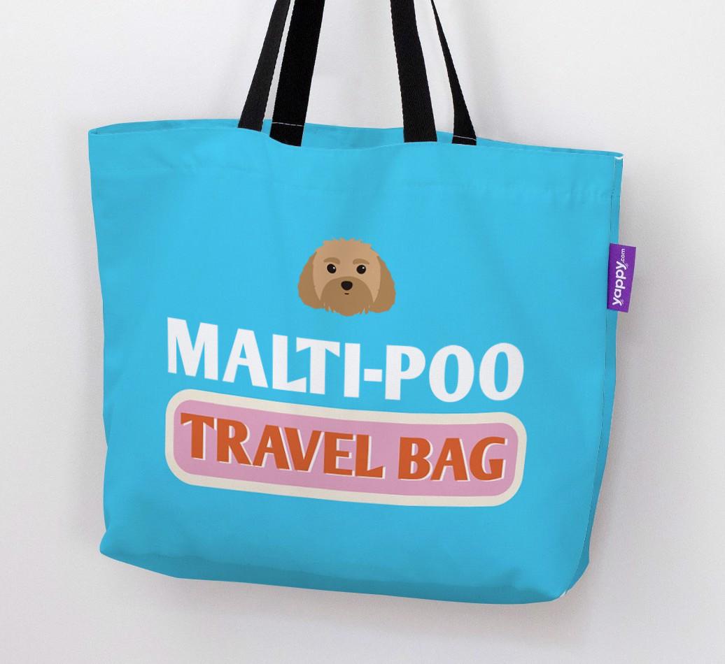 Travel Bag: Personalized {breedFullName} Canvas Bag