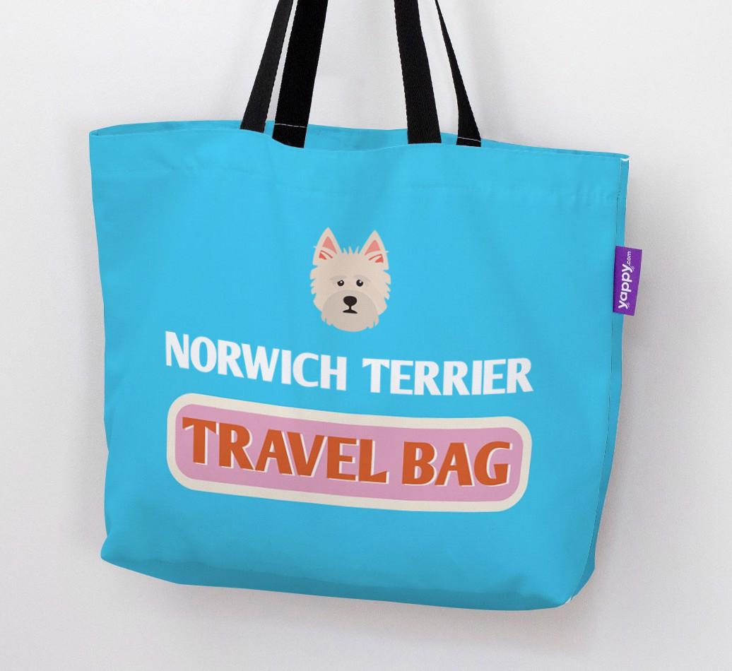 Travel Bag: Personalized {breedFullName} Canvas Bag