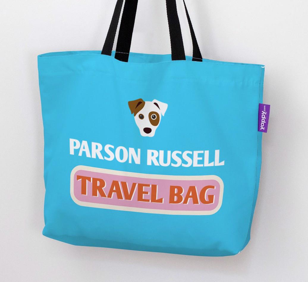 Travel Bag: Personalized {breedFullName} Canvas Bag
