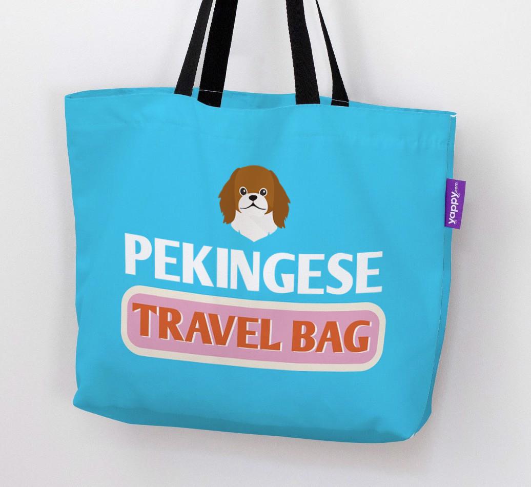Travel Bag: Personalized {breedFullName} Canvas Bag