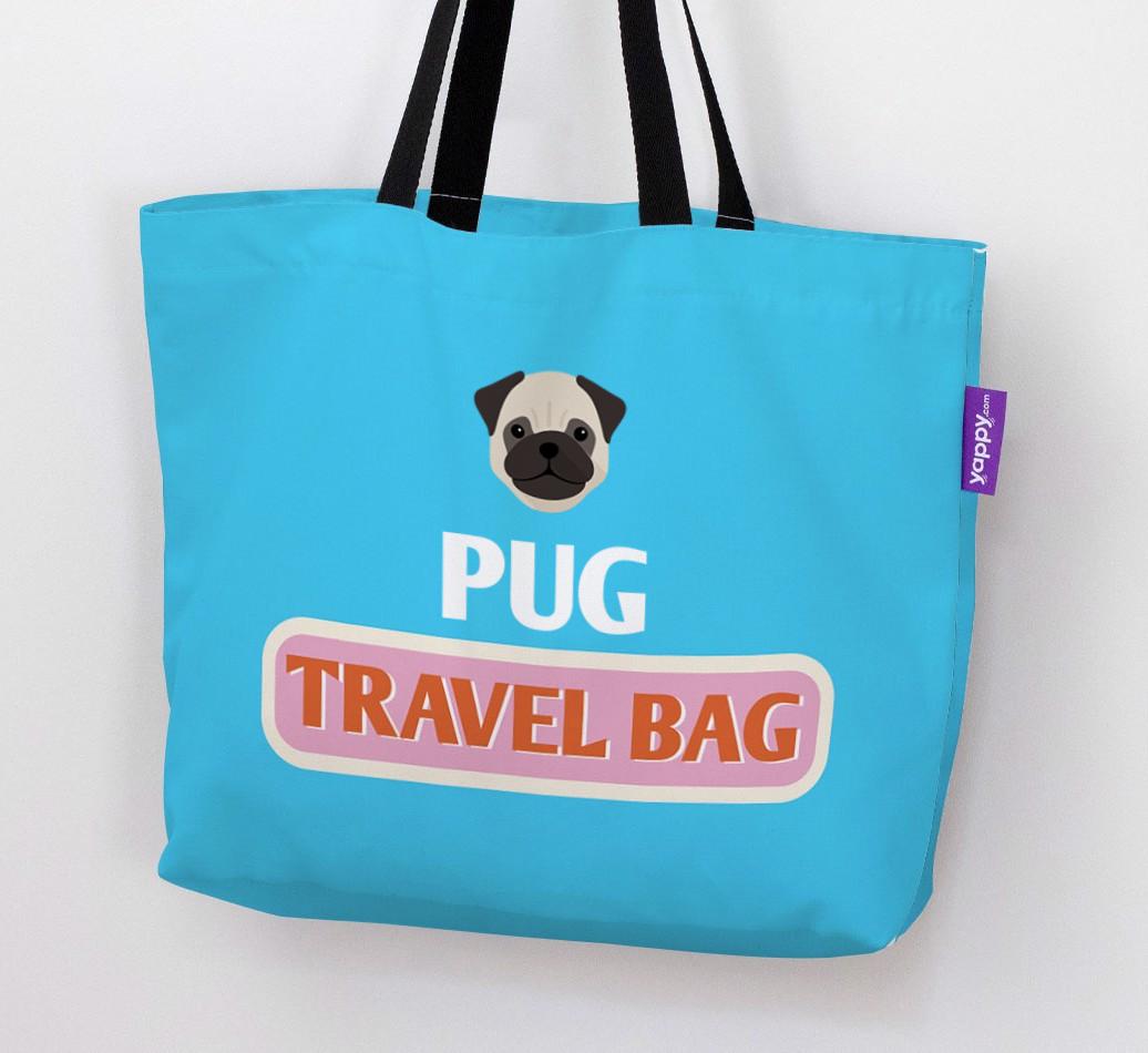 Travel Bag: Personalised {breedFullName} Canvas Bag