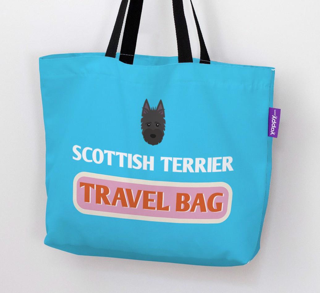 Travel Bag: Personalized {breedFullName} Canvas Bag