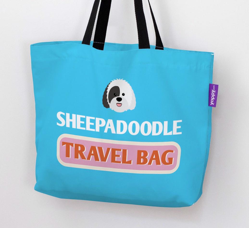 Travel Bag: Personalized {breedFullName} Canvas Bag