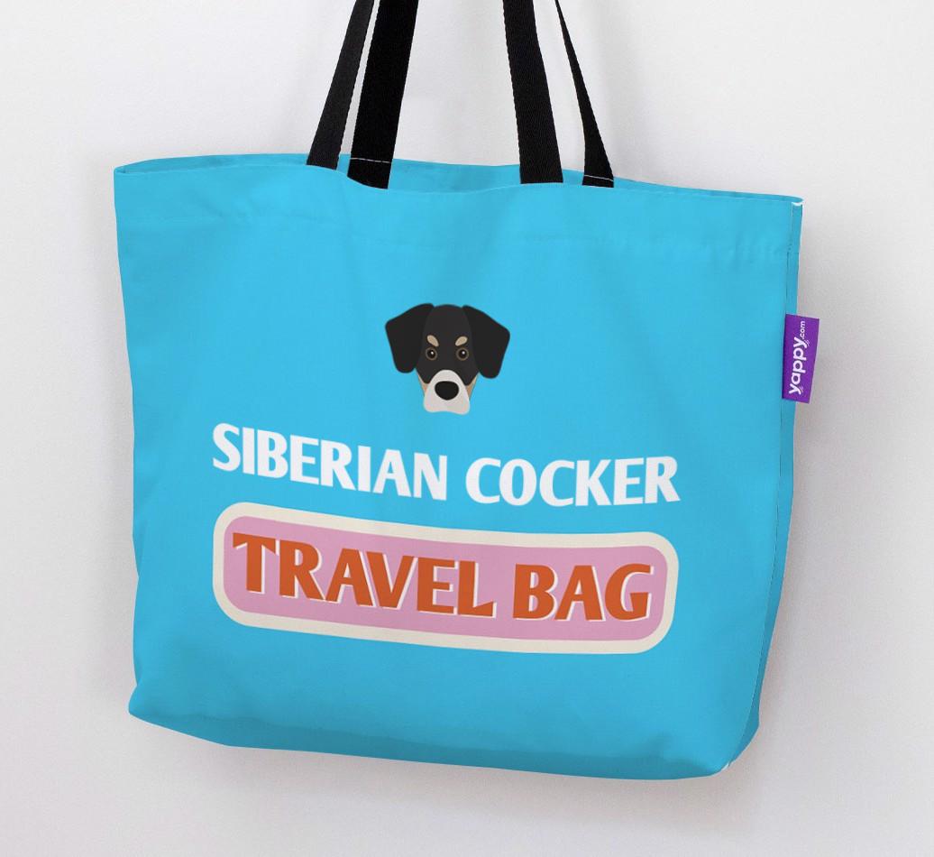 Travel Bag: Personalised {breedFullName} Canvas Bag
