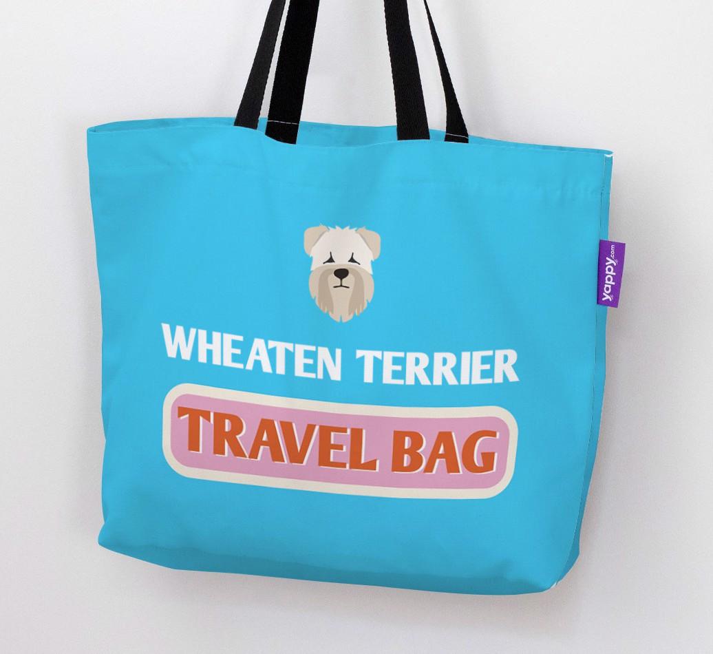 Travel Bag: Personalized {breedFullName} Canvas Bag