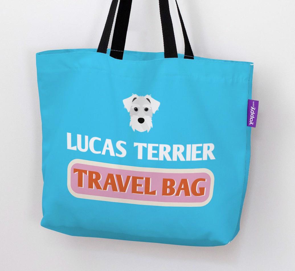 Travel Bag: Personalized {breedFullName} Canvas Bag