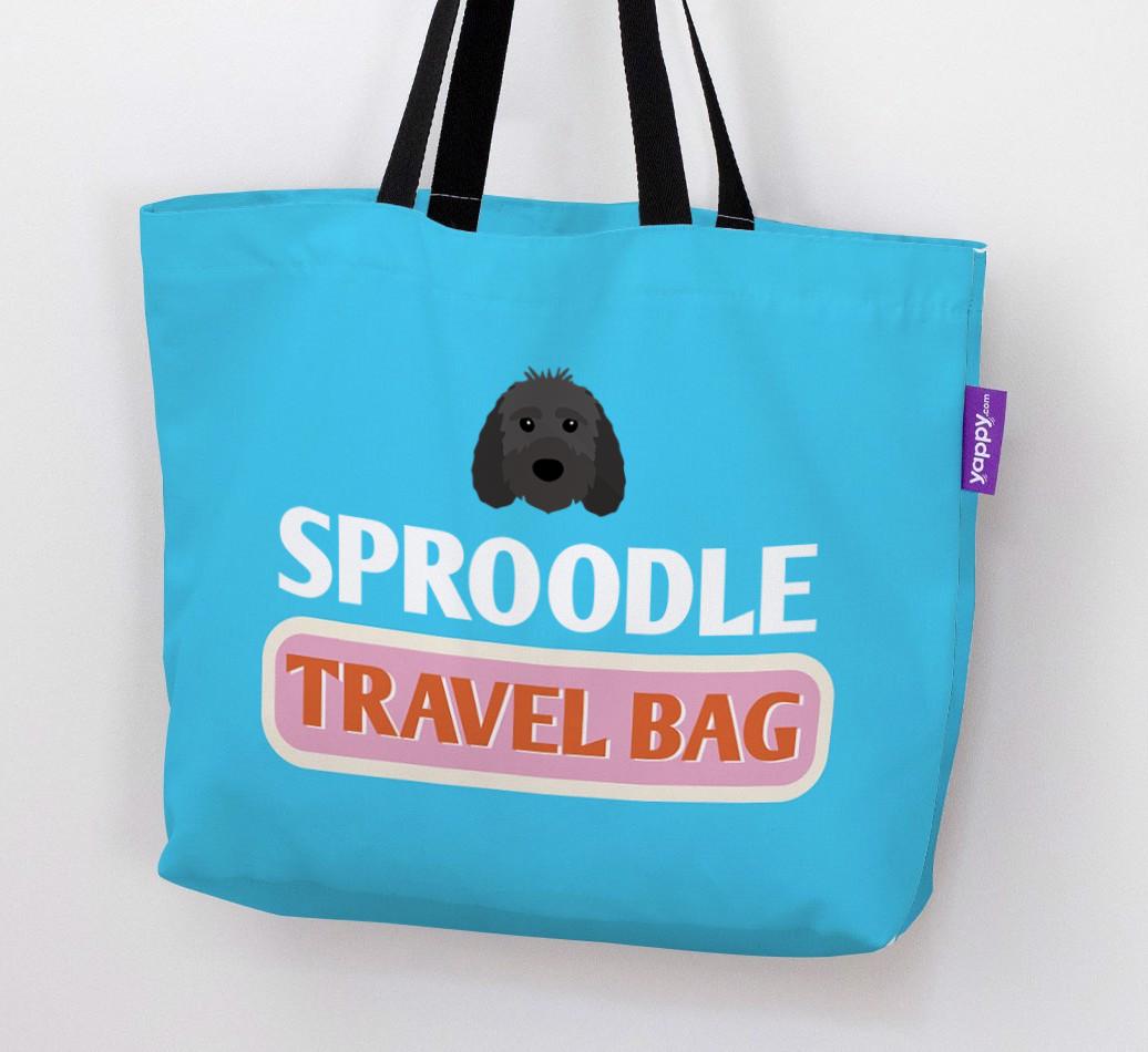Travel Bag: Personalized {breedFullName} Canvas Bag