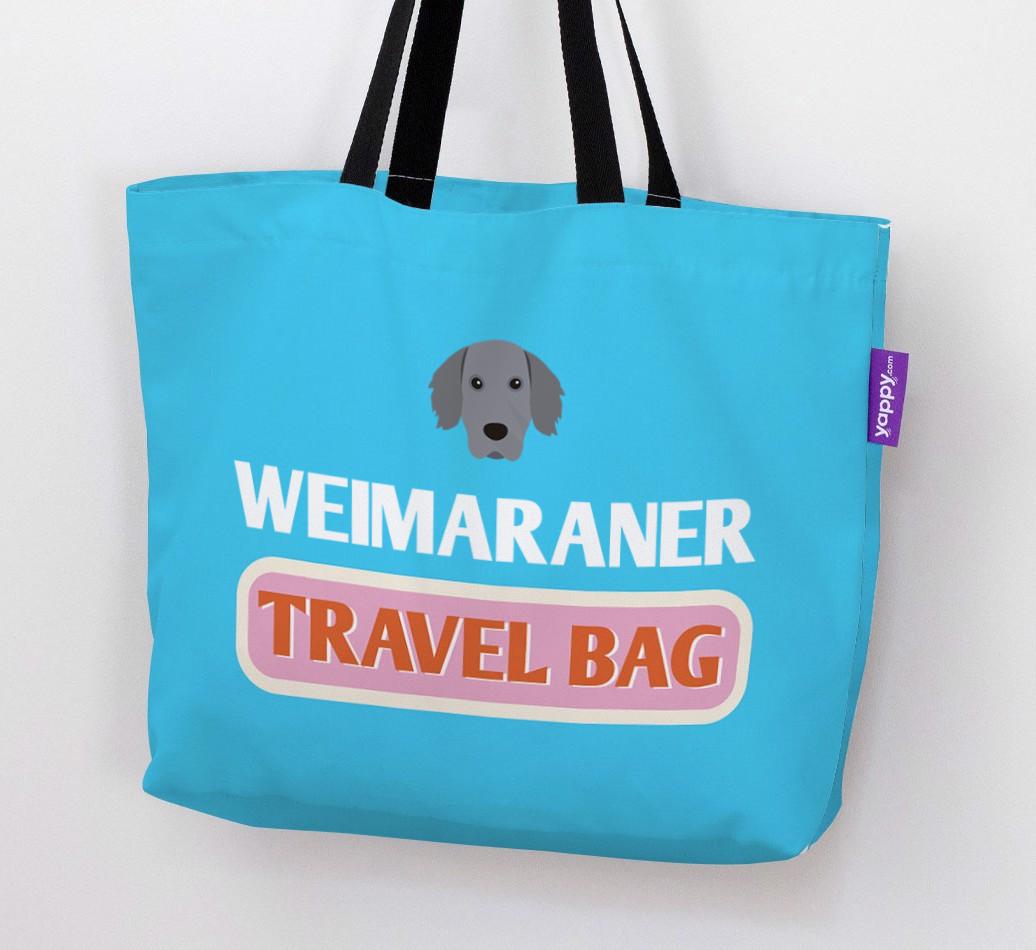 Travel Bag: Personalized {breedFullName} Canvas Bag